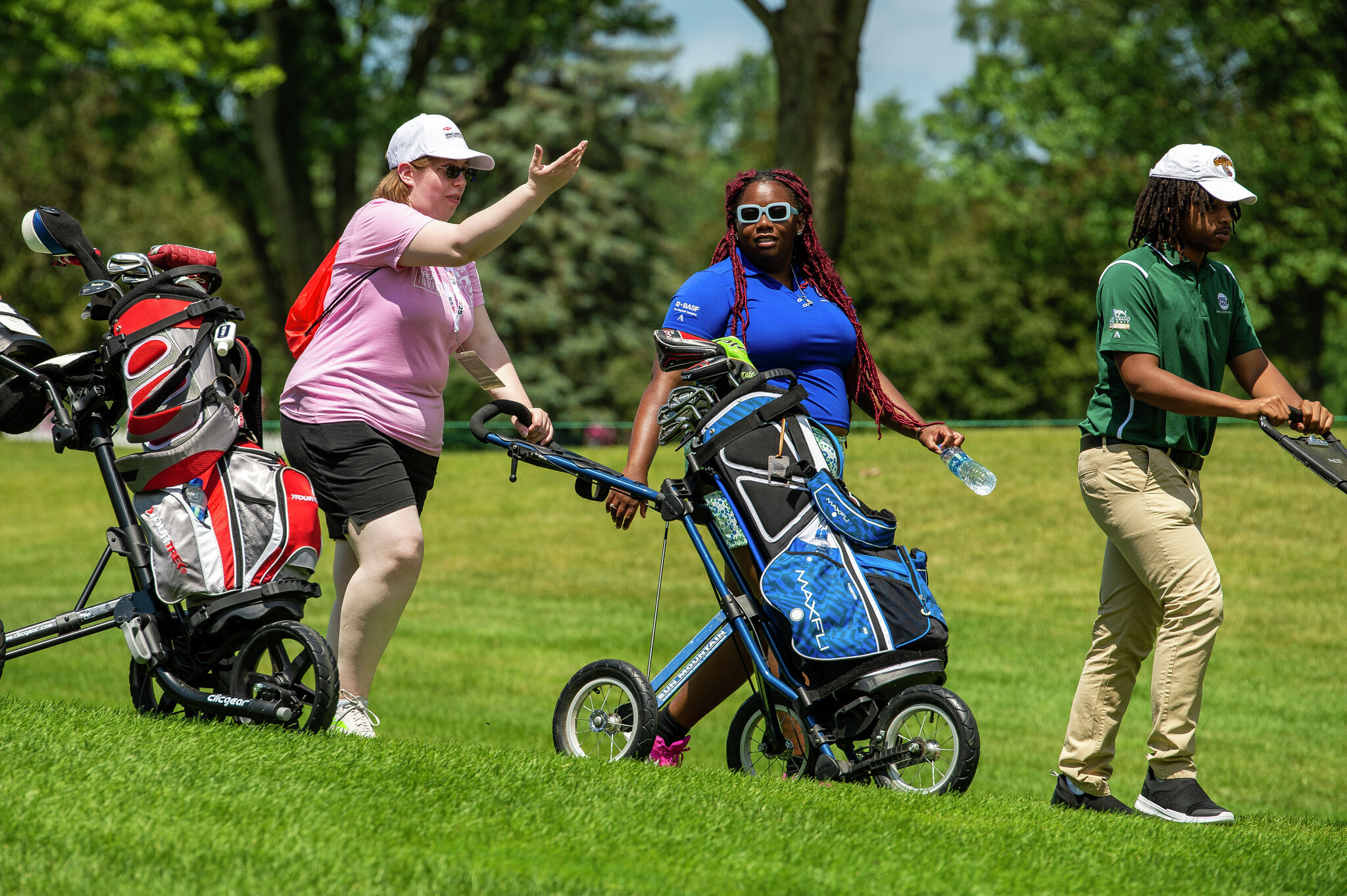 Caddying at the Dow Great Lakes Bay Invitational at Midland Country Club