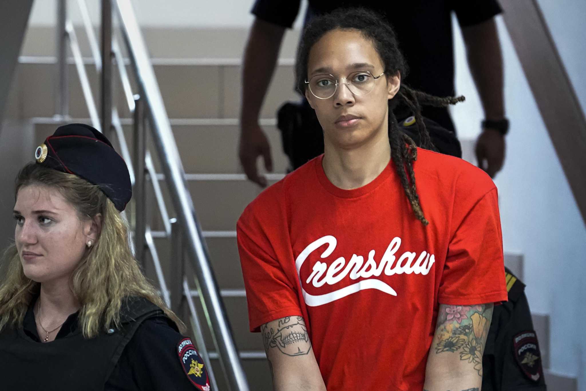 Brittney Griner finds support at trial in Russia