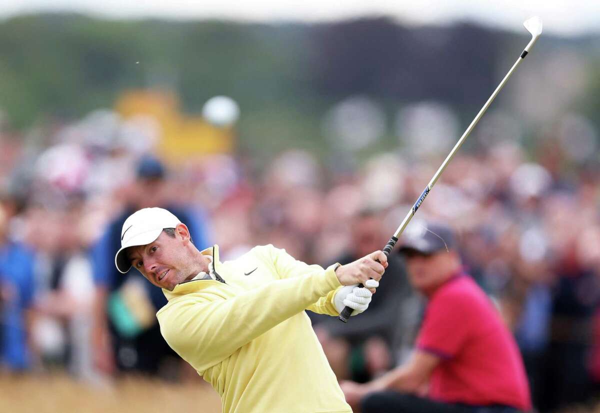 Northen Ireland’s Rory McIlroy had a single bogey on his way to a 66, two strokes back of leader Cameron Young.