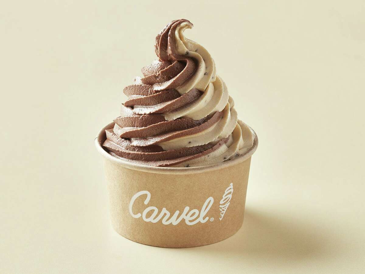 Carvel's new "Brookie" flavor, a swirl of brownie batter and cookie dough ice creams.