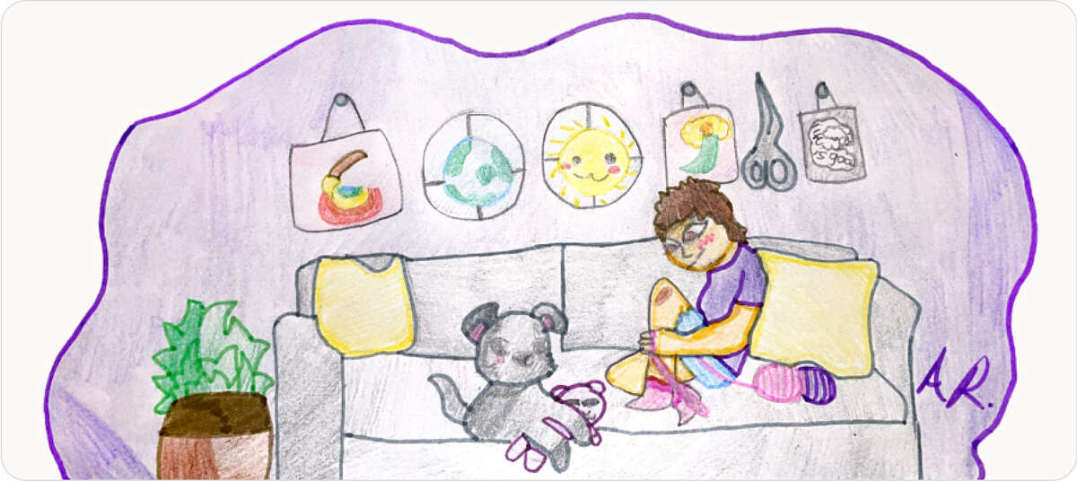 Alithia Haven Ramirez, 10, submitted this sketch to the Doodle for Google national competition before she was killed at Robb Elementary in Uvalde on May 24. 