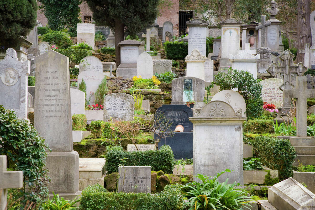 What are the symbols at cemeteries and what do they mean?