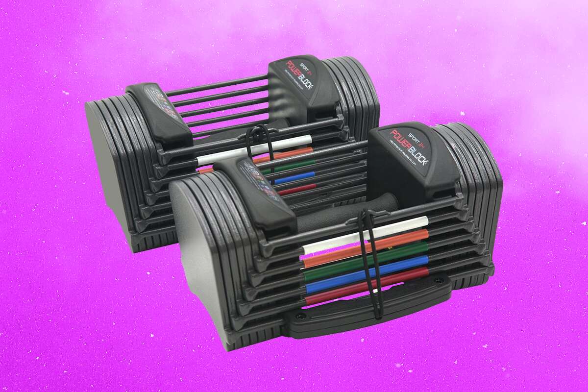 The PowerBlock Sport Adjustable Dumbbell Set ($129.99) from Woot!