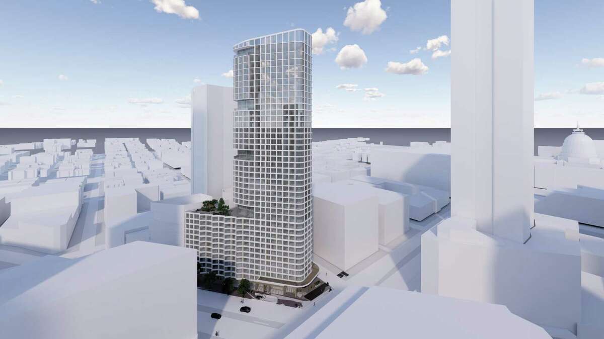 A rendering of the proposed One Oak residential housing project in San Francisco.