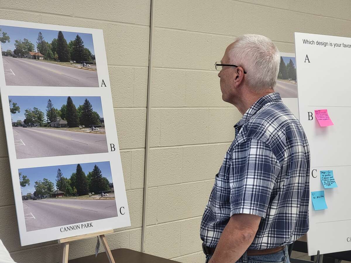 Members of the Frankfort community got the chance to see multiple design possibilities for bathrooms at Cannon Park and at Frankfort Beach during an open house held July 13. 