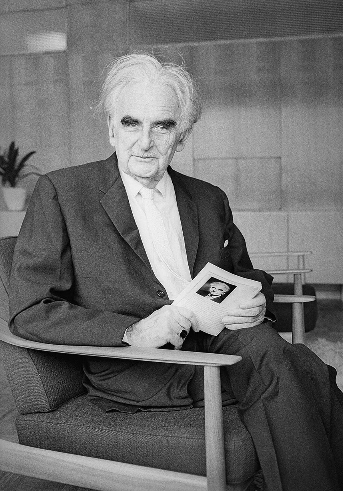 Austrian American architect Richard Neutra. Vienna. 1969. Photograph by Nora Schuster. 