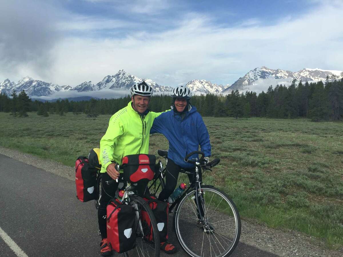 Sugar Land resident Kari Loya and his father Merv Loya biked the 4,200 mile TransAmerica Bicycle Trail in 2015. Merv Loya was 75 years old at the time and had early stage Alzheimer's disease.
