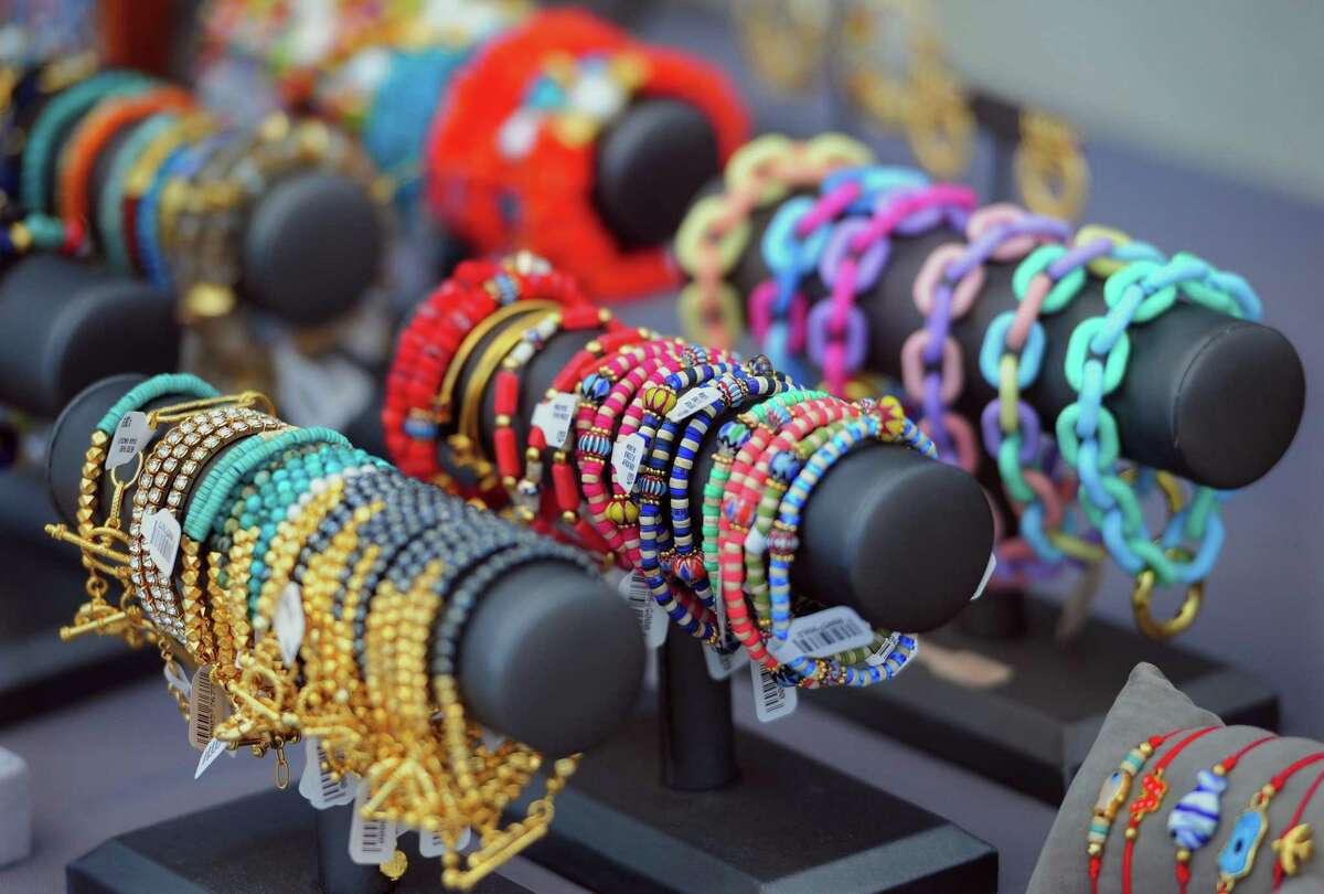 The Darien Chamber of Commerce holds its Darien Sidewalk Sales event for businesses up and down Post Road in Darien, Conn., on Friday July 15, 2022. The sidewalk sales will also run from July 16, 10 a.m. to 5 p.m.