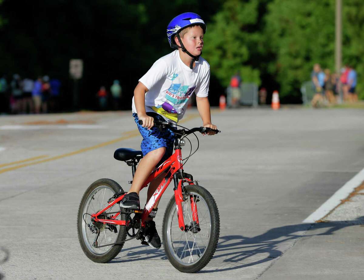 Scenes from The Woodlands Kids Triathlon