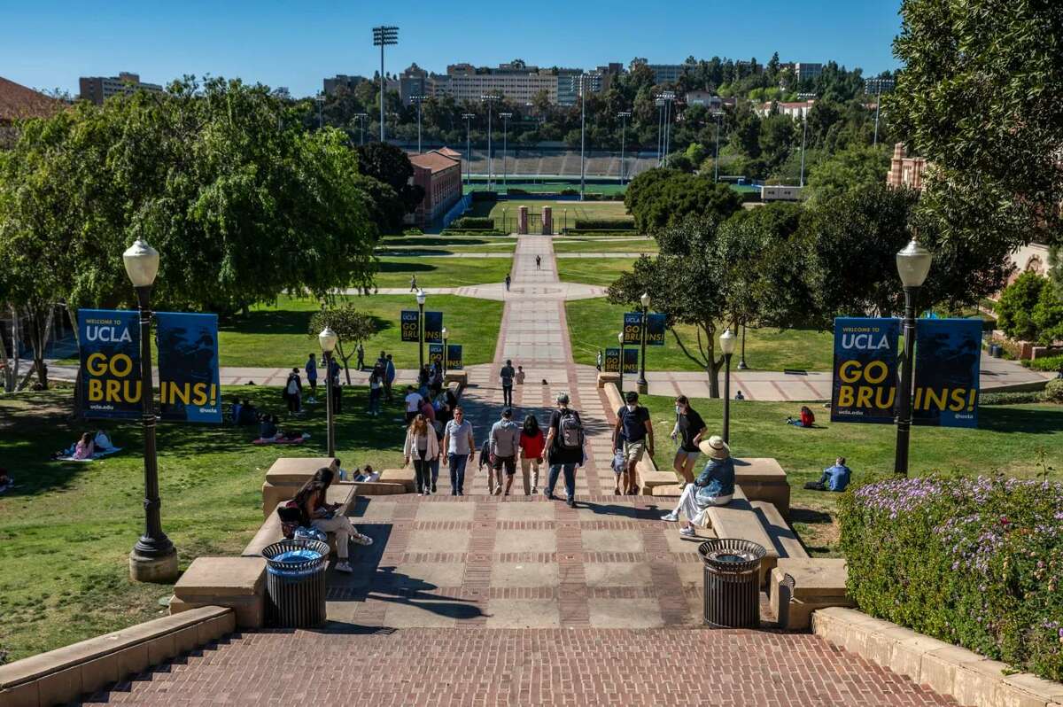 The UCLA campus in Los Angeles on Feb. 18, 2022.