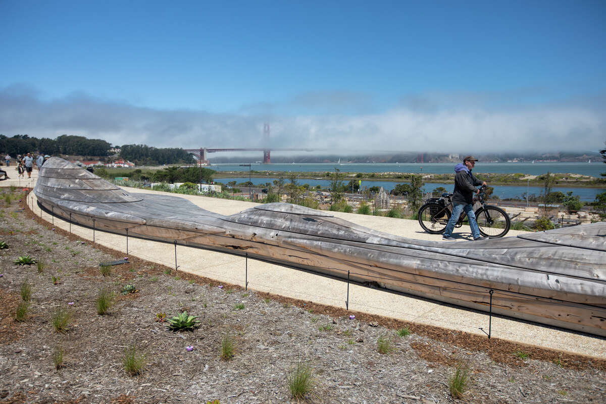 A view from the Cliff Walk at the Presidio Tunnel Tops in the Presidio on in San Francisco, Calif.  on July 16, 2022.