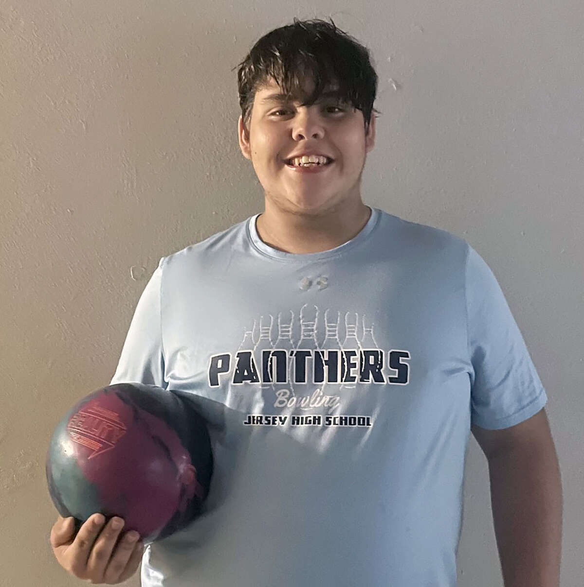 Jersey senior Danny Towell led his team with a total of 1,384 pins at Saturday's Collinsville Sectional Tournament at Camelot Bowl. The Panthers finished third as a team and will advance to next weekend's IHSA Boys State Tournament.