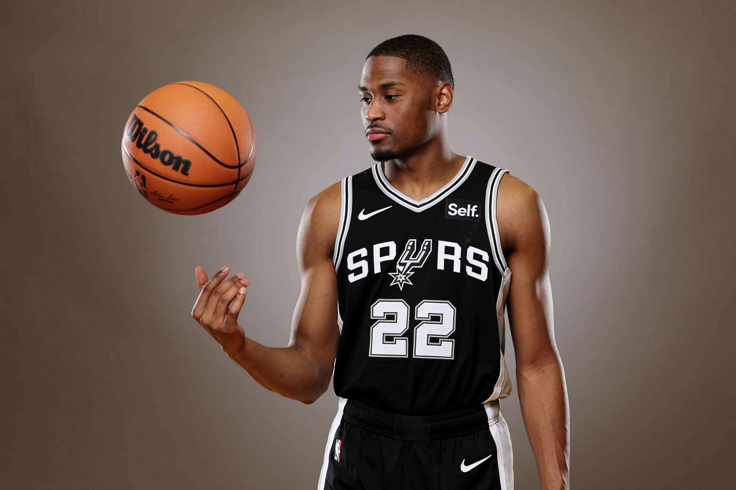 Malaki Branham, rookie for the San Antonio Spurs