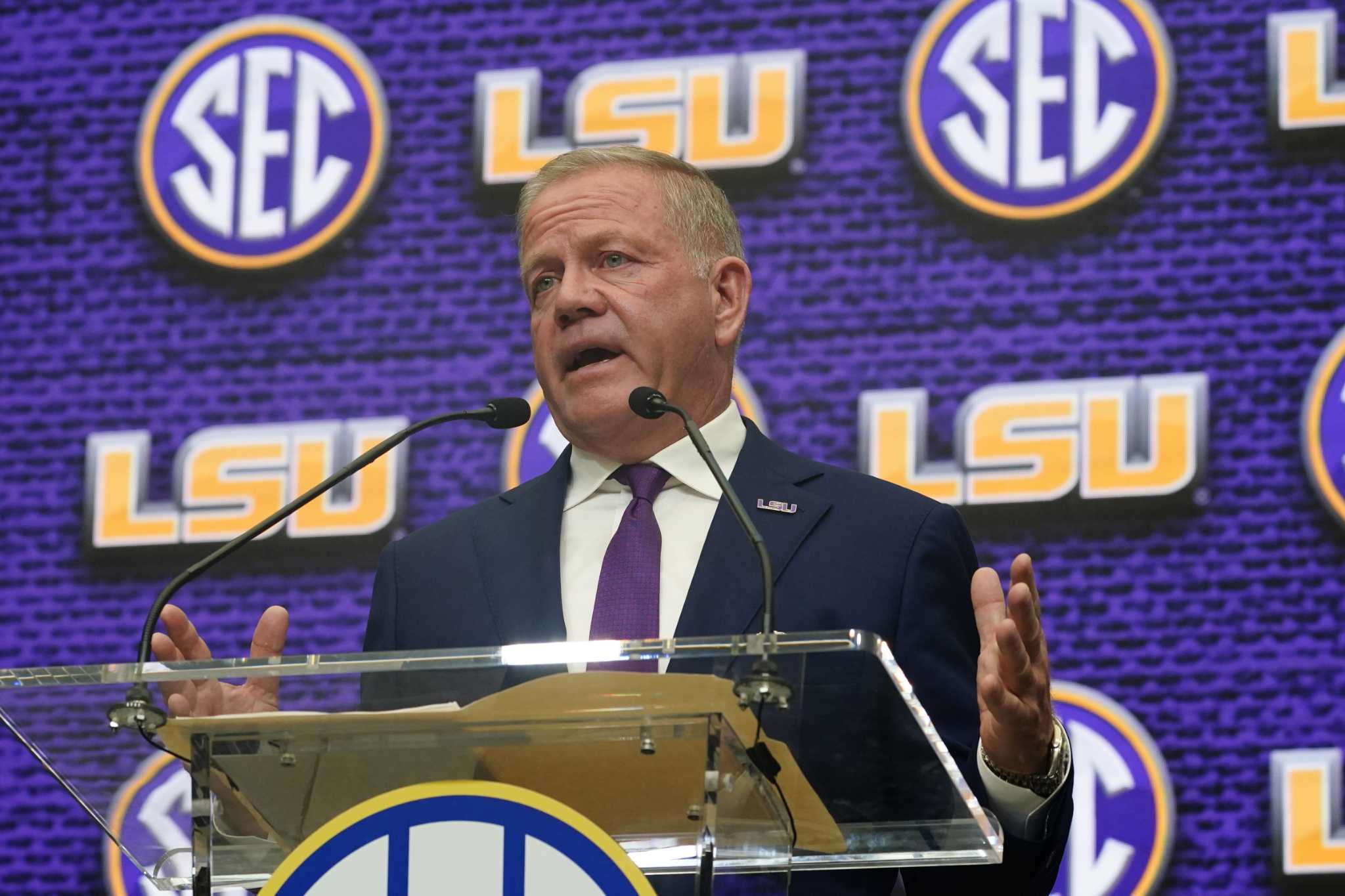 LSU Football: Tigers Turn To Brian Kelly To Restore Accent On Success