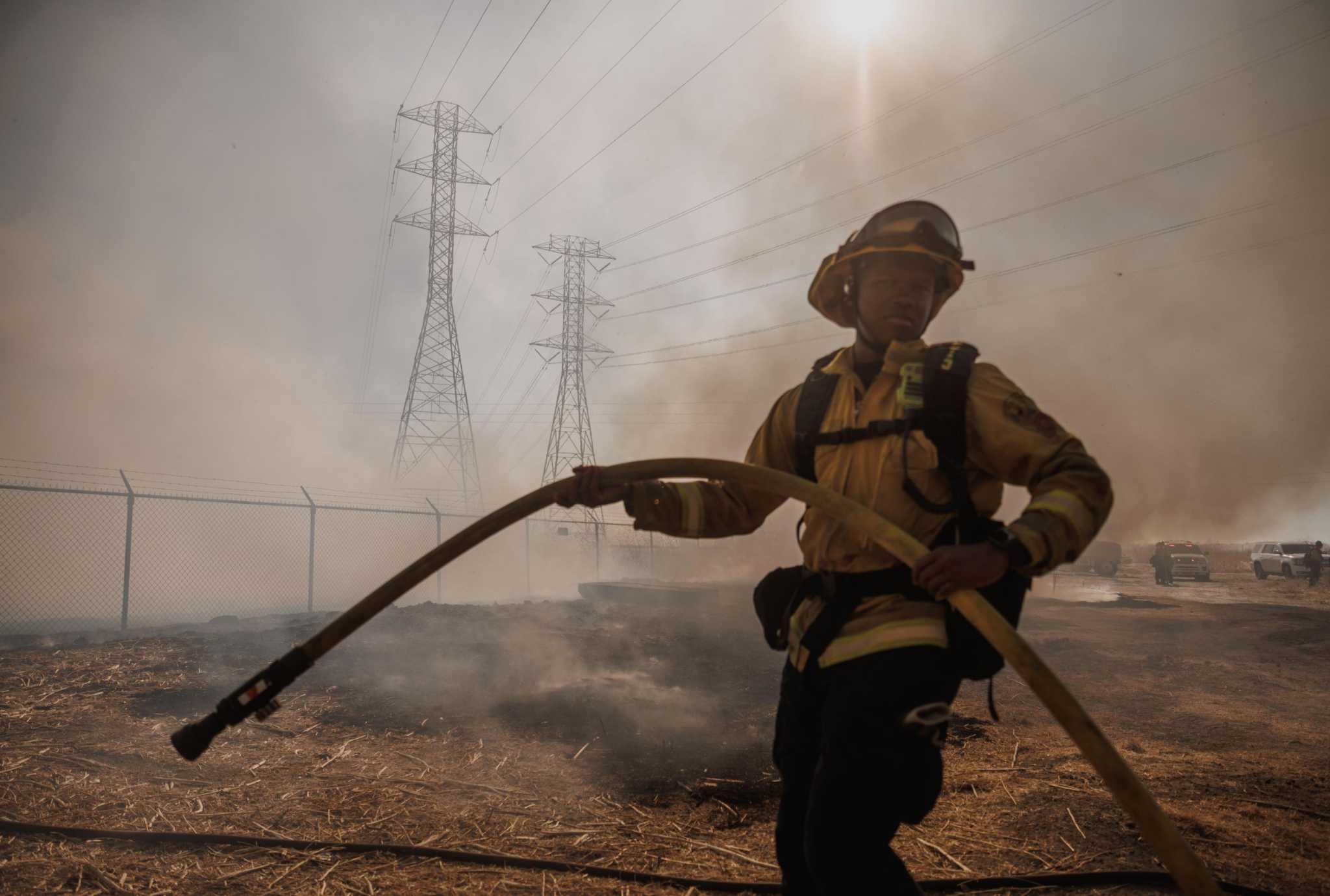 Last resort: Contra Costa County firefighters flood burning wetlands with 1.2 million gallons of water per hour