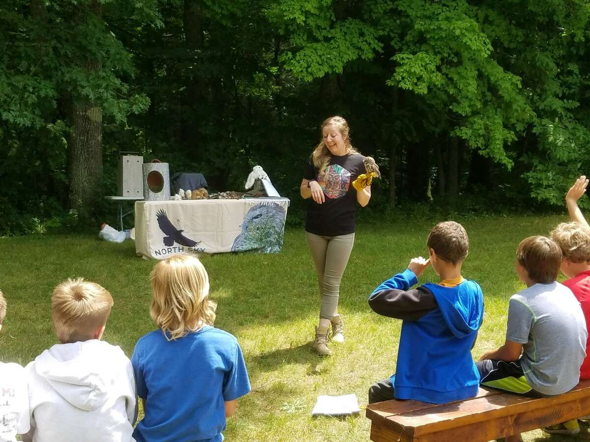 Manistee County youth take part in the Spirit of the Woods Conservation Club's annual field camp.