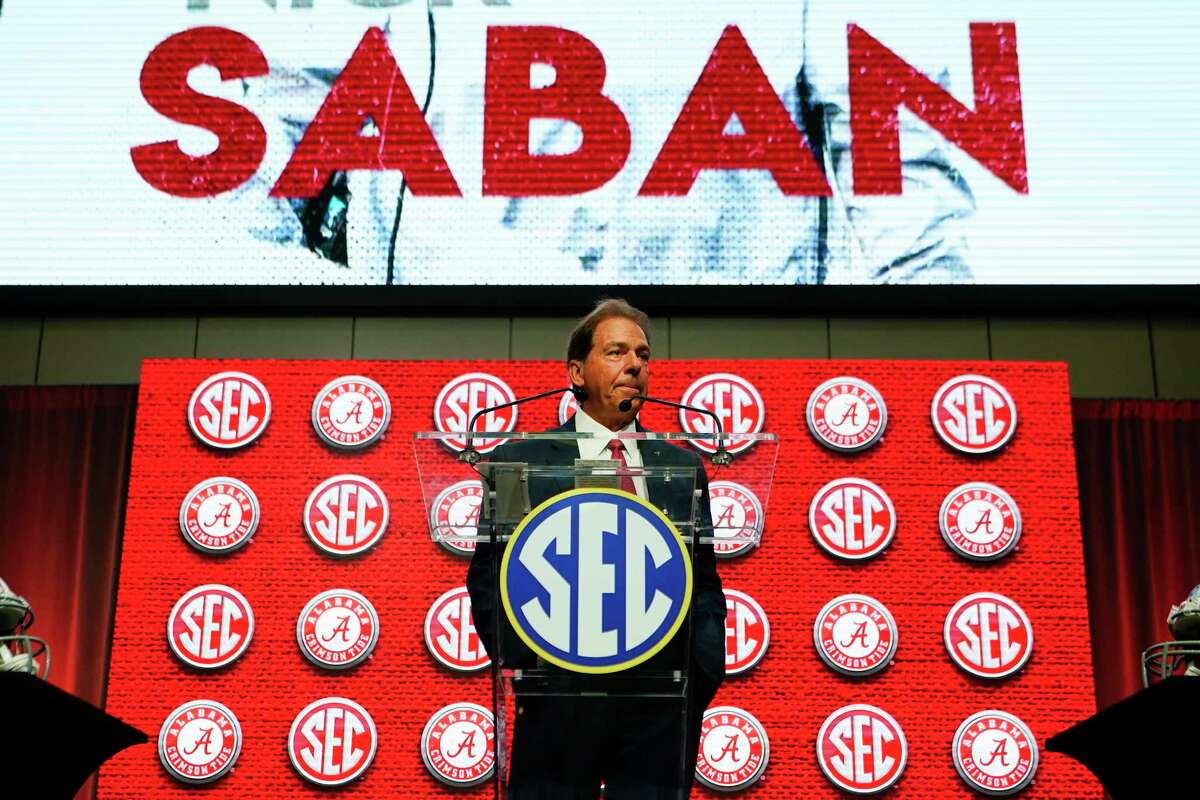 Alabama coach Nick Saban said he viewed the barbs thrown his way by Texas A&M counterpart Jimbo Fisher as constructive criticism he can learn from.