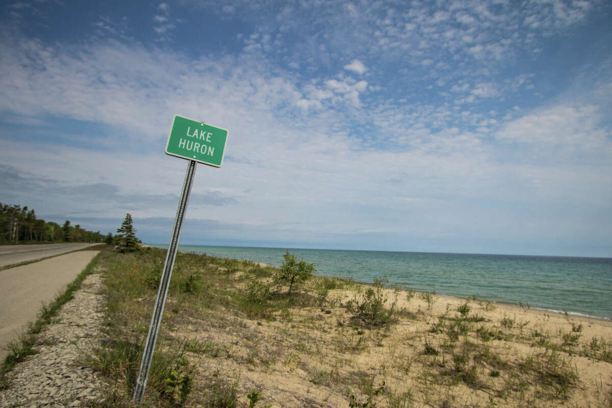 US 23, known as the Sunrise Coast follows the shores of Lake Huron in the Lower Peninsula of Michigan