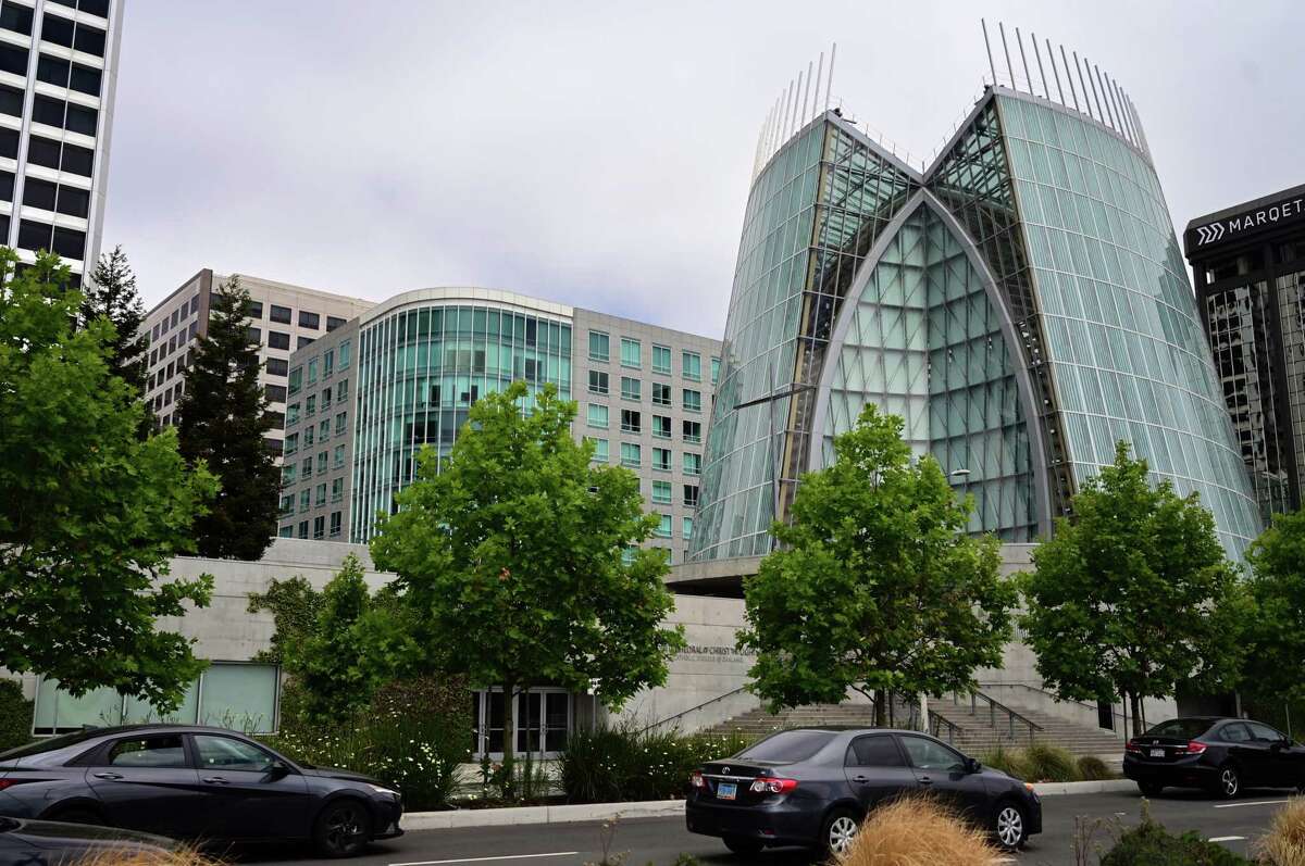 Tim Stier, who has been defrocked as a priest, had protested weekly outside the Cathedral of Christ the Light in Oakland.