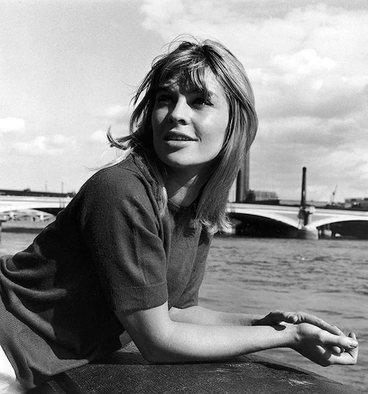 We begin our third installment of actresses through the years with a true classic, Julie Christie, seen next to the river Thames in London on Aug. 10, 1963, at the tender age of 22.