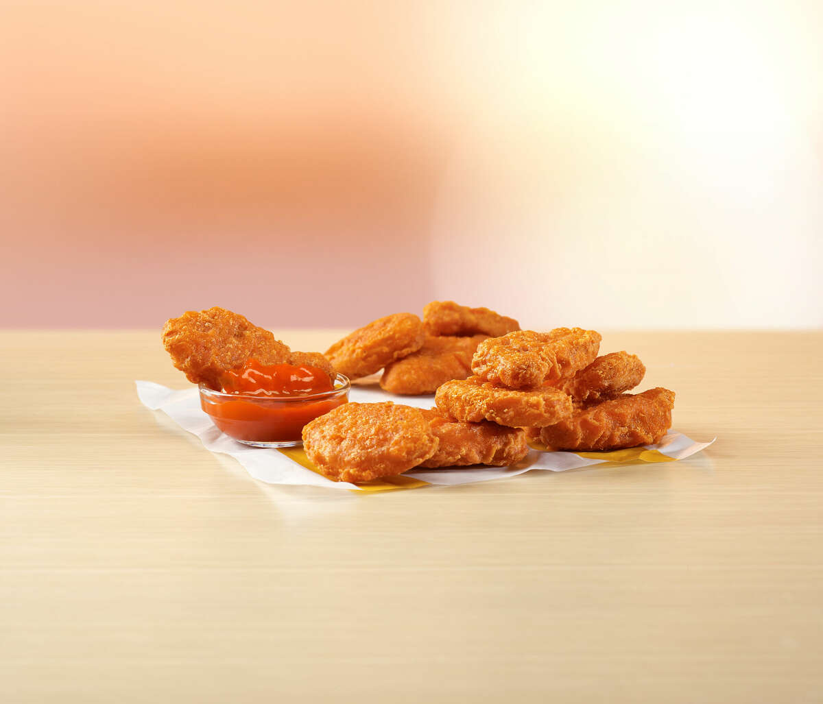Spicy McNuggets from back Antonio stores