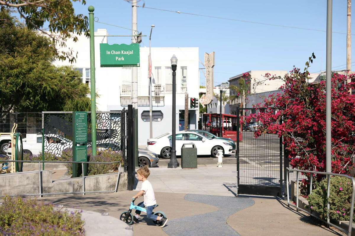 Just south of 2060 Folsom St. in San Francisco, Chan Kaajal Park has become a popular public space in the mission district.