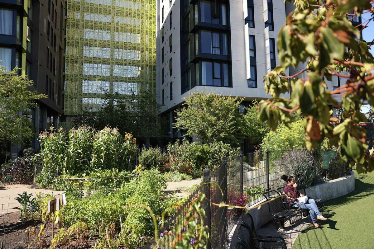 The housing development 2060 Folsom St. in San Francisco, situated just north of In Chan Kaajal Park, has 127 apartments for families and transitional-age youth.