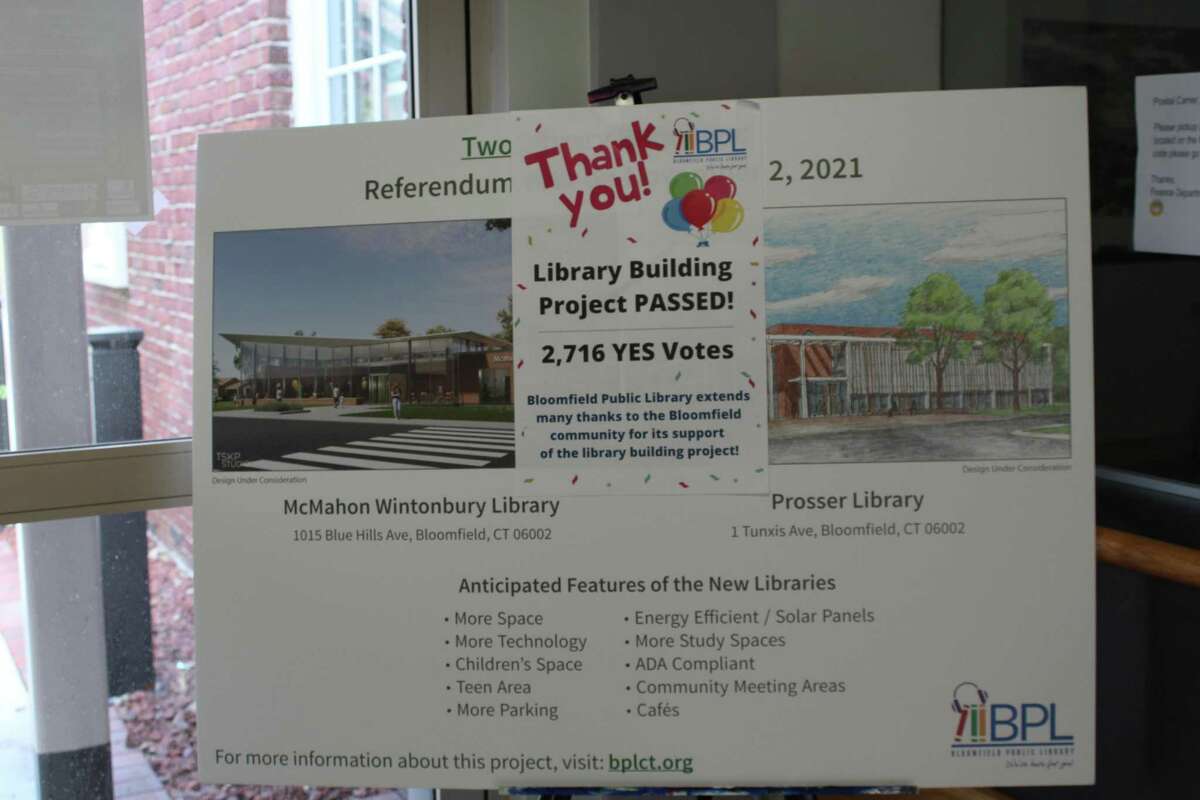 The construction of a new library at the Prosser location in Bloomfield is the subject of debate among Town Council members trying to figure out how to fund an additional 2,000 square feet of library space added after the referendum for a new library was passed.
