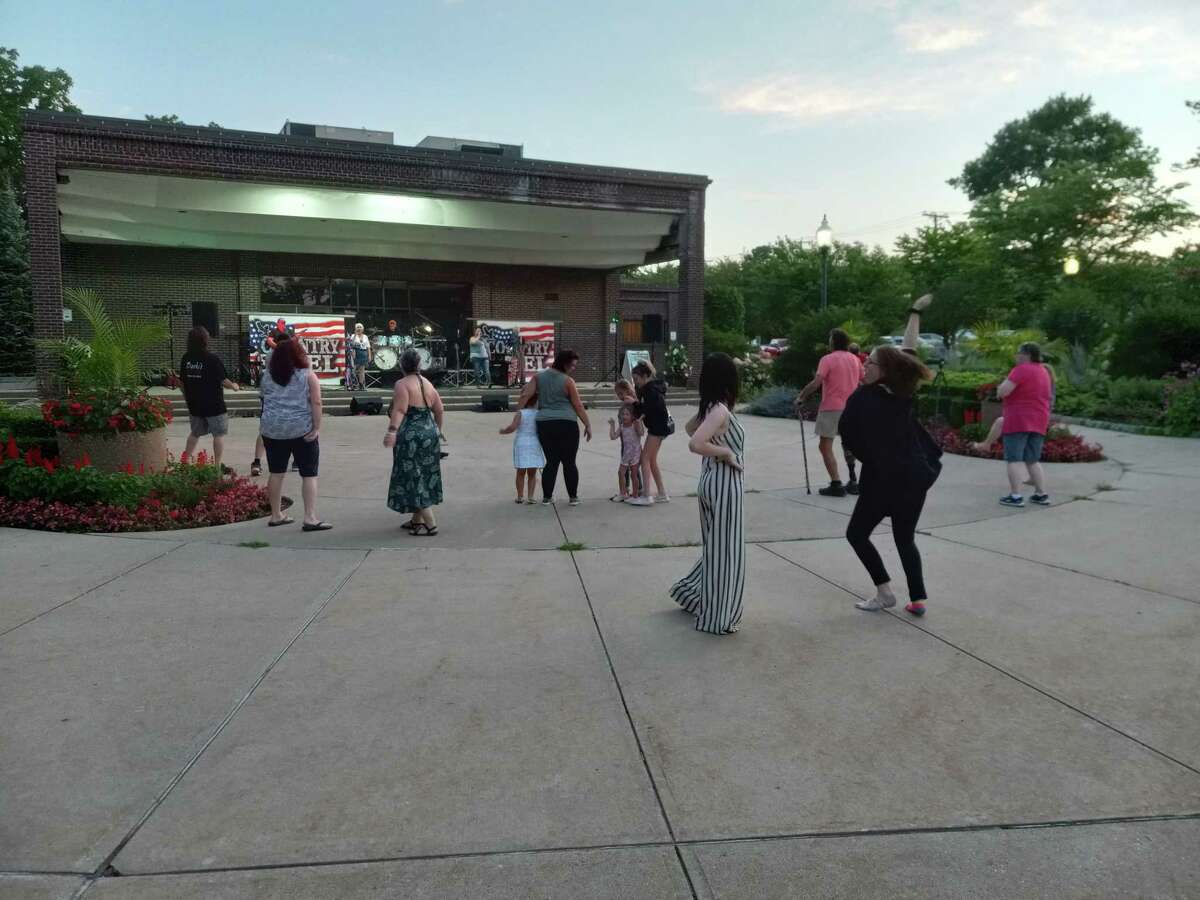 Residents enjoyed live music from Country Steel, a local band, on July 19 at Coe Memorial Park, Torrington. The series continues on Tuesdays and Fridays until the end of August.