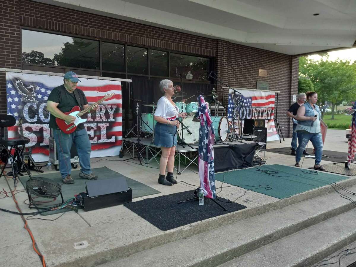 Residents enjoyed the live music of Country Steel, a local band, July 19 at Coe Memorial Park, Torrington. The series continues on Tuesdays and Fridays through the end of August.