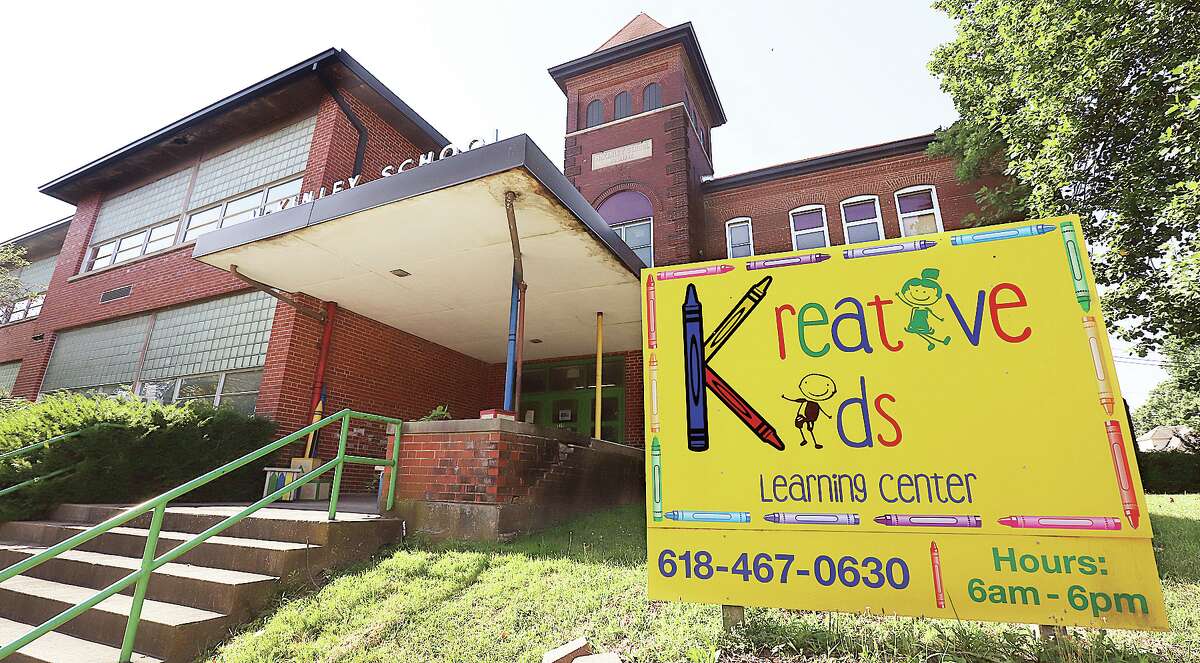 John Badman|The Telegraph When their Godfrey home is ready, the Kreative Kids Learning Center will be able to move from their home for the last 22 years at the Old McKinley School on West Elm Street in Alton.