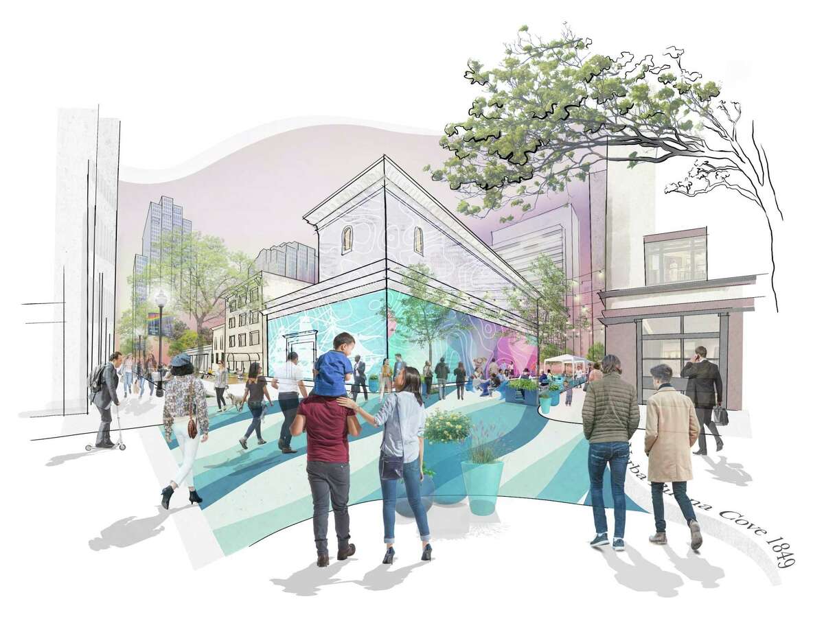 壁画、更适合步行的街道和绿色植物只是读者为帮助旧金山市中心地区从疫情中恢复而提出的一些想法，它们也是最近一项振兴计划的一部分，由非营利的旧金山市中心合作伙伴组织和城市设计公司Sitelab urban Studio绘制。