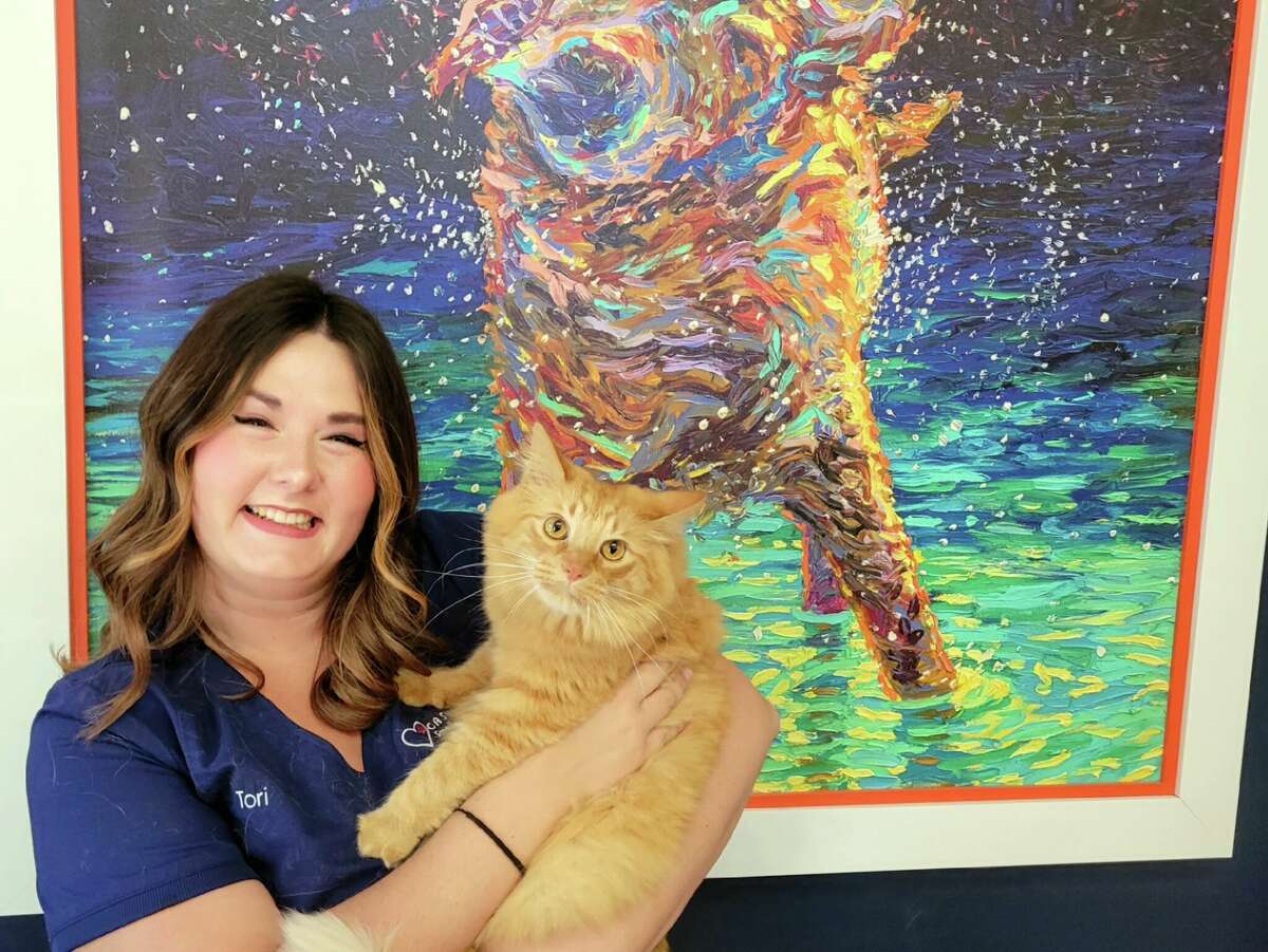 Tori Betteridge has been with the Caseville Small Animal Clinic for almost four years. 