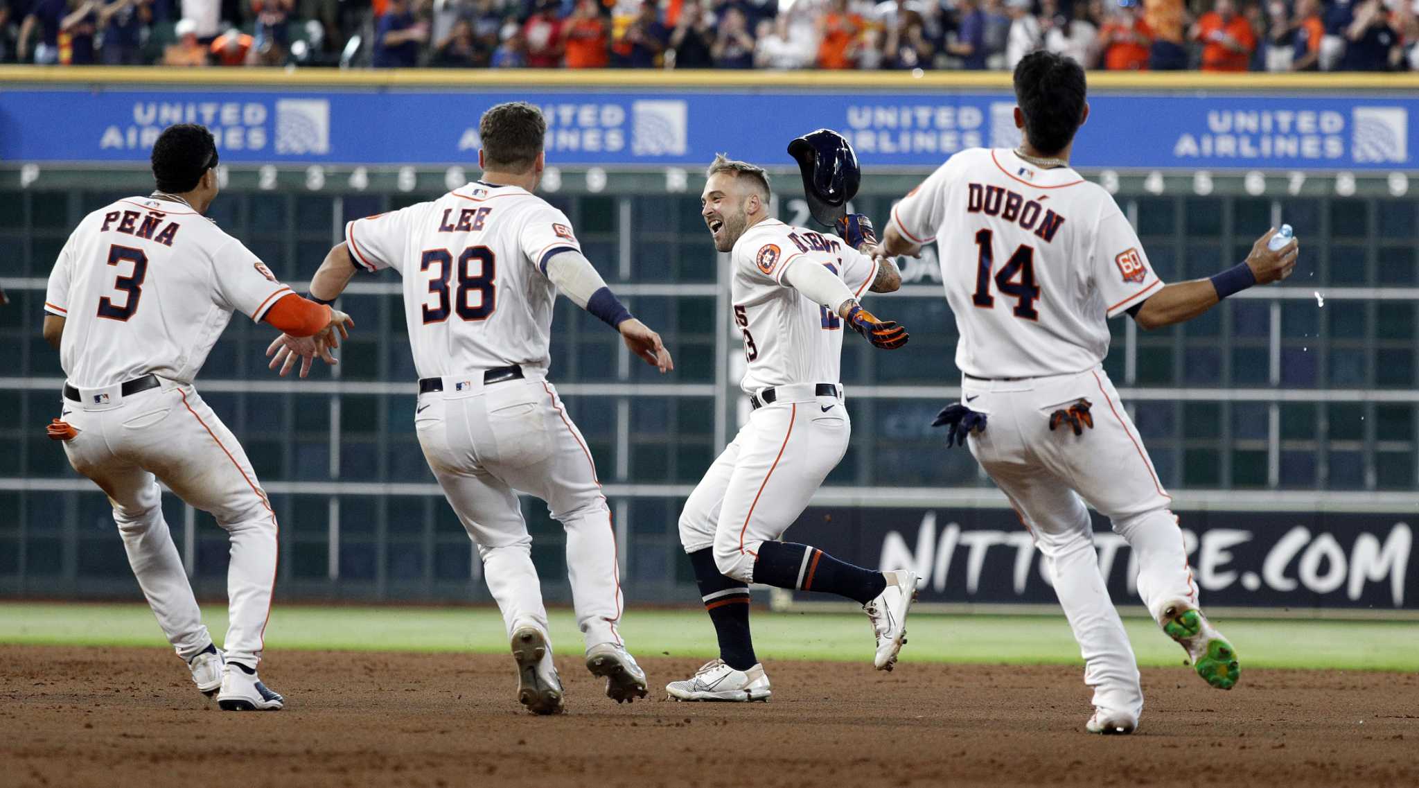 Astros' Popular JJ Matijevic: First- and Second-Hit Homers Just the  Beginning