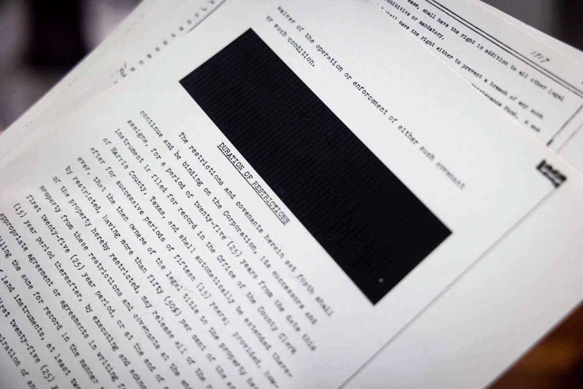 New Texas law helps Houston neighbors remove racist deed language