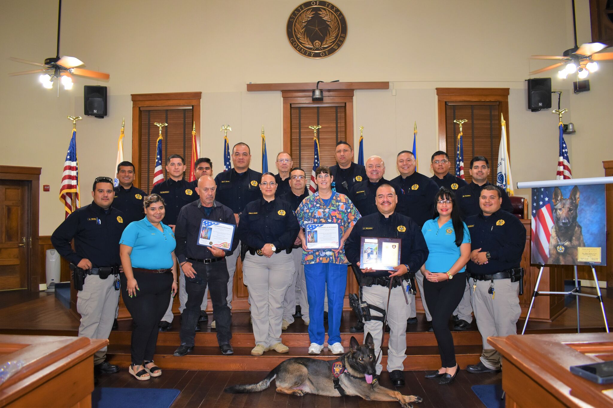 Webb Co. celebrates K-9 officer's retirement after six years - Vimarsana News