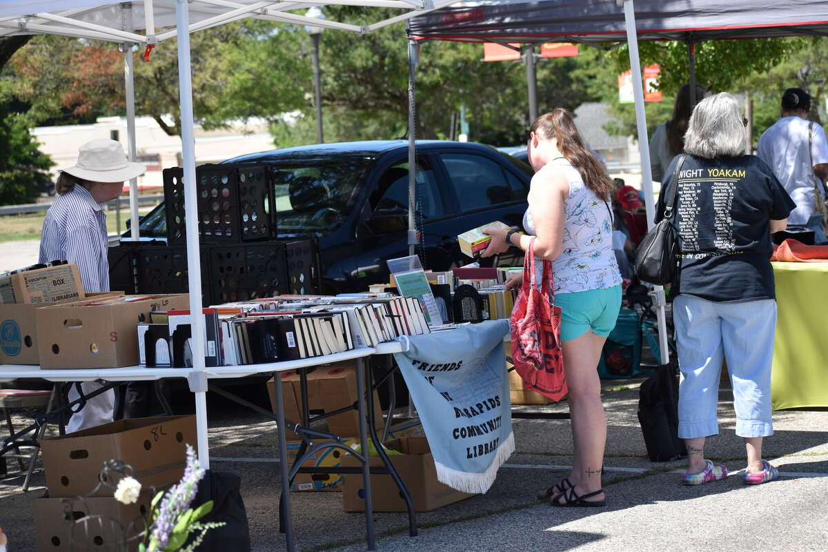 Over ten vendors were at the Big Rapid's Farmers Market Friday, July 22.
