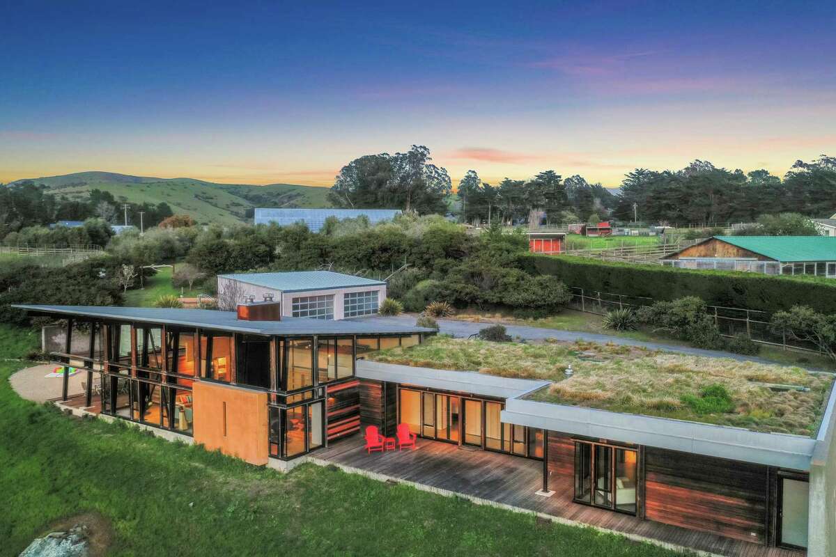 30 Knob Hill Road in Point Reyes Station, a home sold by Compass agents Sarah Kowalczyk and Lotte Moore.