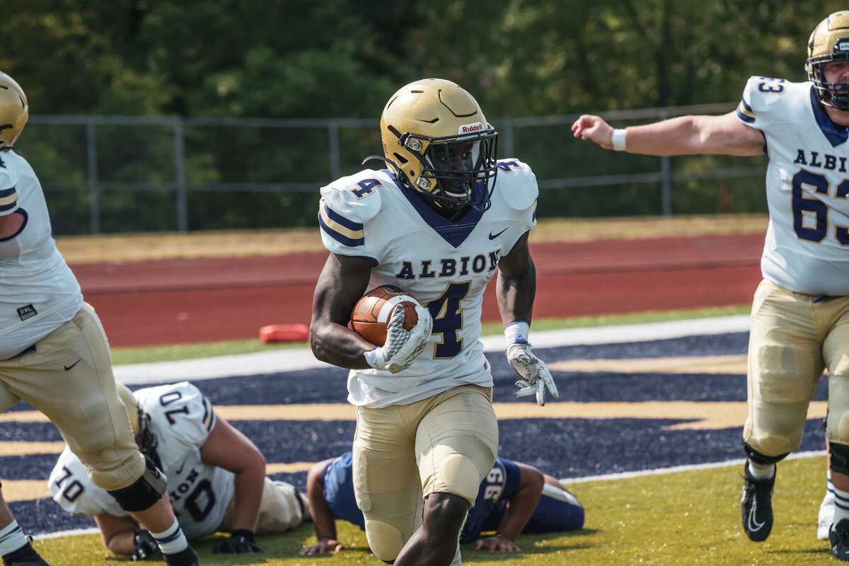 Reed City's Phillip Jones-Price has been an explosive running back at Albion College.