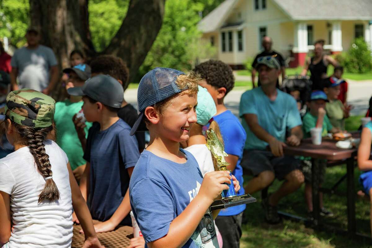 Awards were given out for most, biggest, smallest and first fish caught during the Edwardsville Parks and Recreation Fishing Derby Saturday at Leclaire Lake Park. 