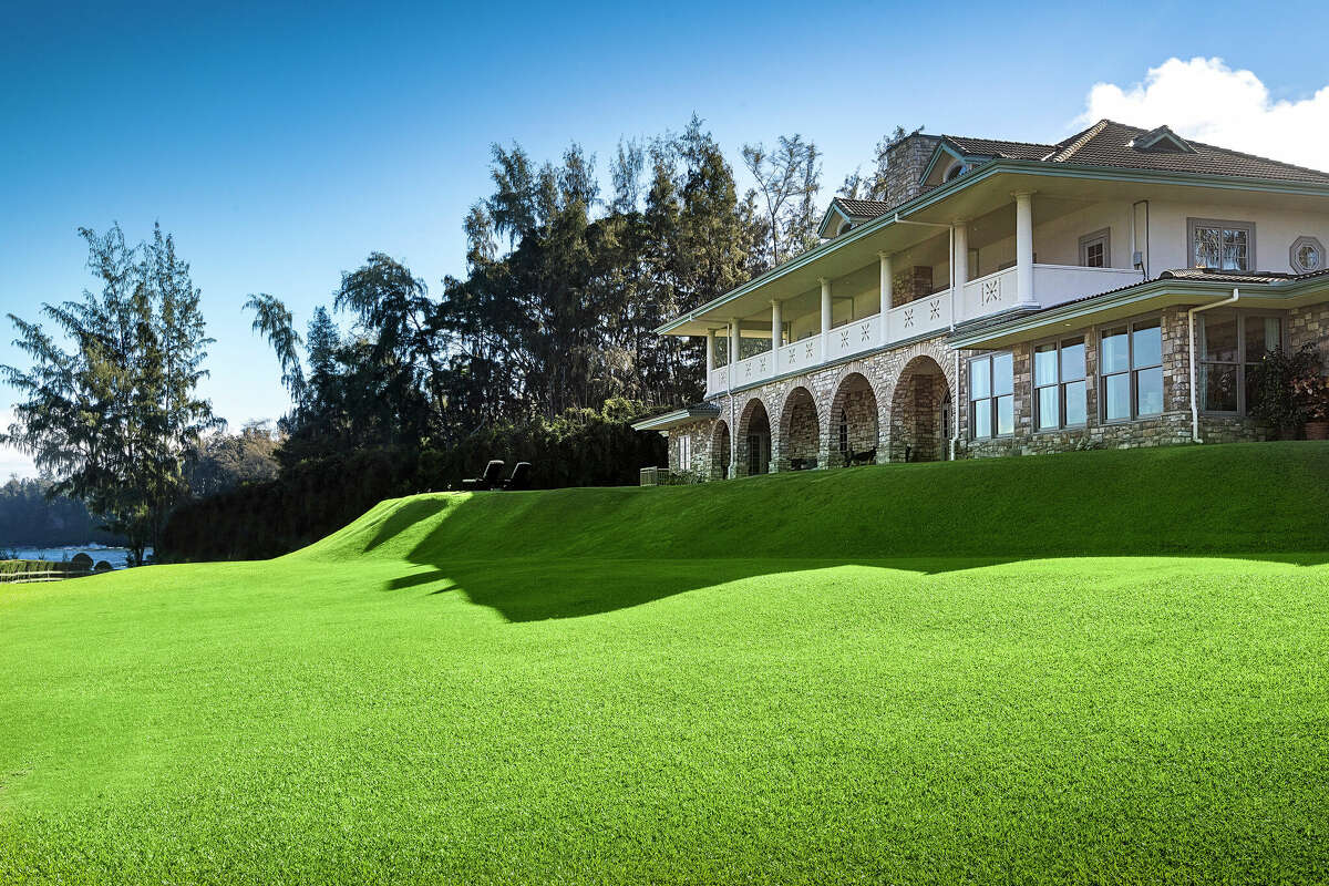 Wide expanses of lawn create the perfect picnic spot.