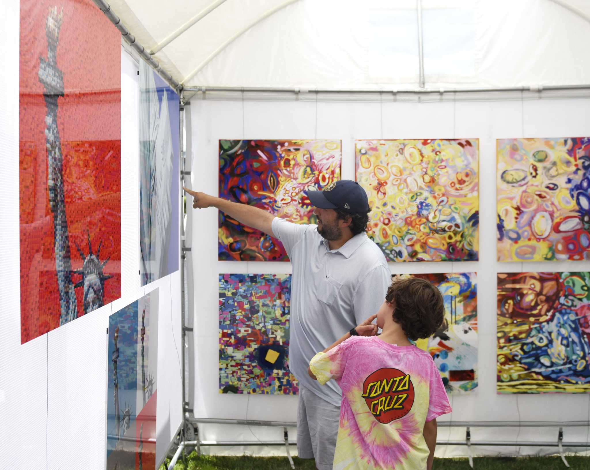In photos Stamford Art Festival draws crowds to Harbor Point