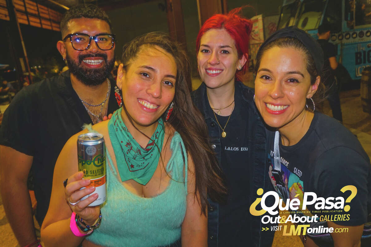 Lalo Estrada, Giselle Vasquez, Dennise Montemayor and Karina Orozco at Bar Nido.