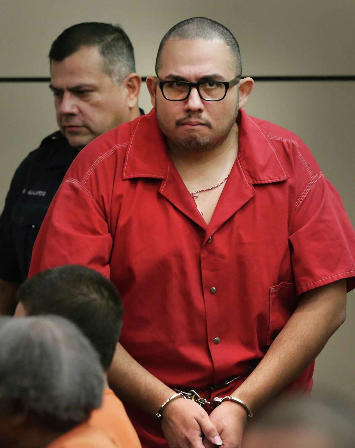 Jose “Joe” Baldomero Flores III pleaded guilty to murder Monday in the deaths of Heather Ann Willms and Esmeralda Herrera. He was sentenced to three life terms.