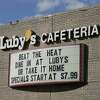 A Luby’s Cafeteria sign is photographed Monday, July 25, 2022, at Fugua Street in Houston.