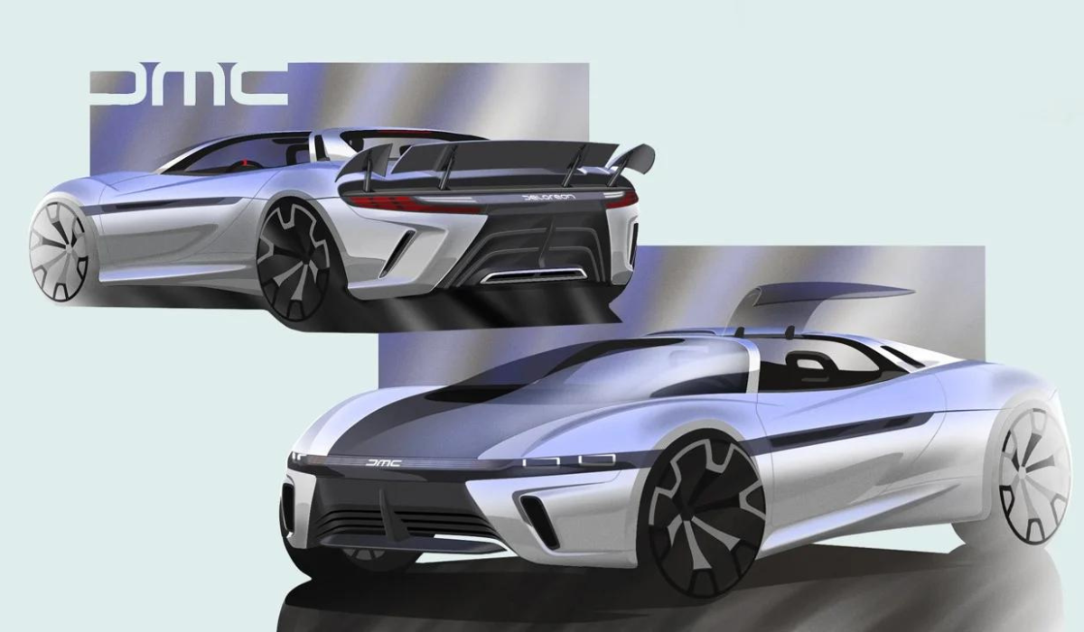 DeLorean unveils legacy behind electric car Alpha5