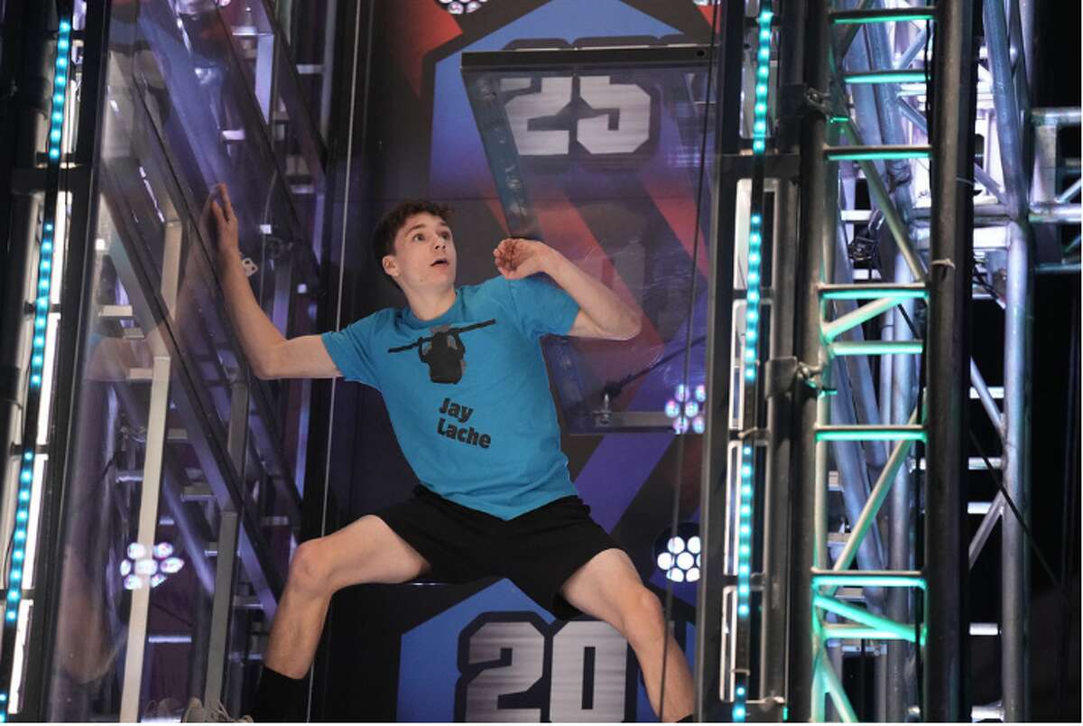 AMERICAN NINJA WARRIOR -- “Semifinals 1” Episode 1406 -- Pictured: Jay Lewis -- (Photo by: Elizabeth Morris/NBC)