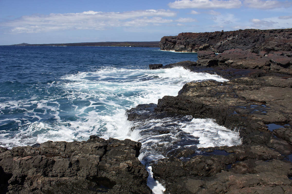 The coastline of Pohue is an important resource to Native Hawaiians for fishing.