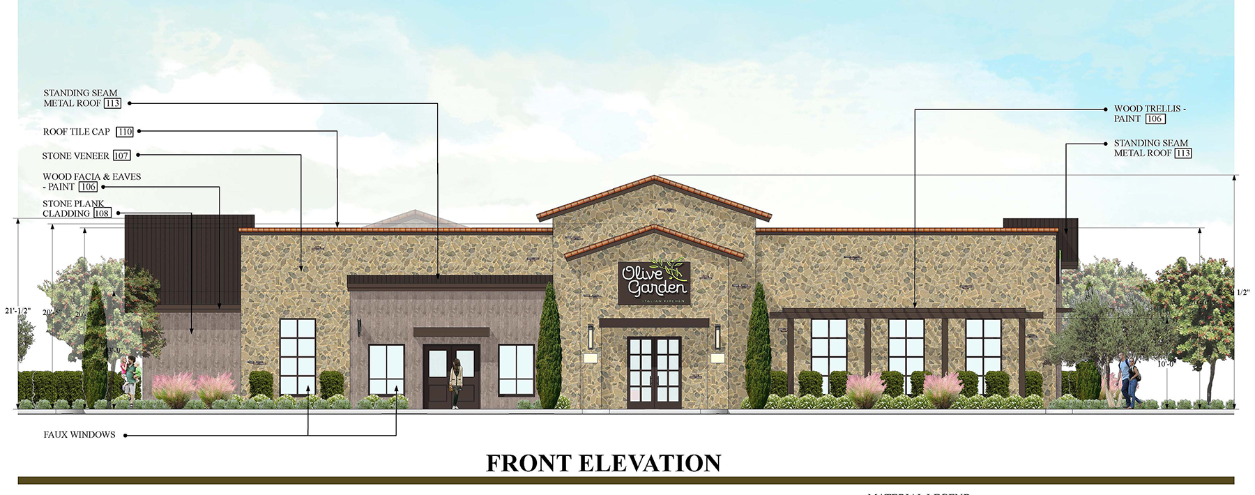 Glen Carbon Trustees Approve Final Site Plan For Olive Garden   RawImage 