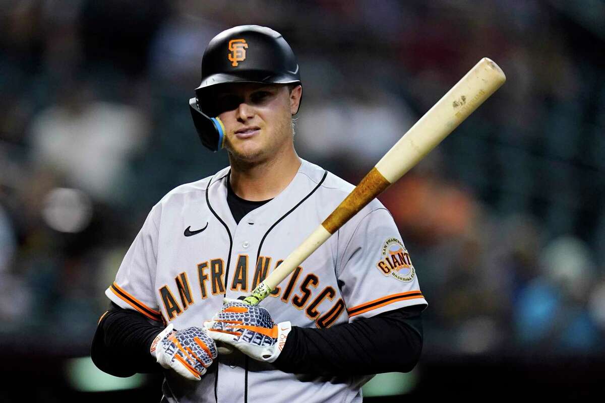 Giants outfielder Joc Pederson hasn’t homered since June 25, a stretch of 63 at-bats entering Tuesday night’s game.